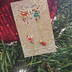 Sleigh Hoppin' Christmas Earrings