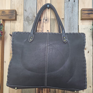 Leather & Hide Tote Bag