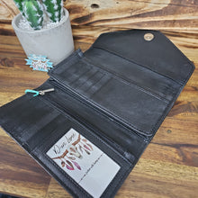 Load image into Gallery viewer, Tooled Leather & Hide Wallet