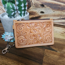 Load image into Gallery viewer, Tooled Card & Coin Purse