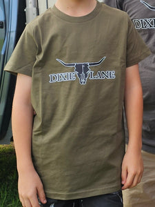 Boys Dixie Lane Logo T - ARMY