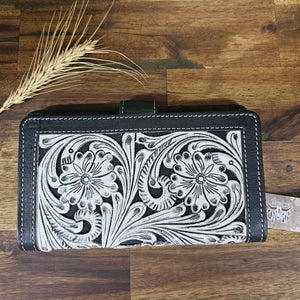 Carved Leather Wallet