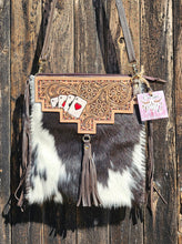 Load image into Gallery viewer, Aces Fringe Handbag