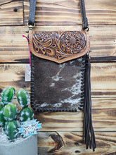 Load image into Gallery viewer, Leather & Hide Phone Bag