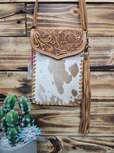 Load image into Gallery viewer, Leather & Hide Phone Bag