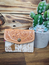 Load image into Gallery viewer, Leather &amp; Hide Coin Purse
