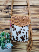Load image into Gallery viewer, Leather & Hide Phone Bag