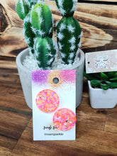 Load image into Gallery viewer, 30mm Glitter Resin Studs - Multiple Options