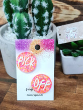 Load image into Gallery viewer, Printed Glitter Resin Studs - Multiple Options