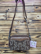 Load image into Gallery viewer, Boot Stitch Shoulder Bag - Brown