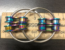 Load image into Gallery viewer, DOUBLE LOOP Fidget - Oil Slick Large