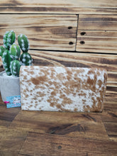 Load image into Gallery viewer, Turquoise Leather & Hide Wallet