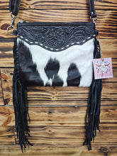 Load image into Gallery viewer, Buckstitch Fringe Crossbody