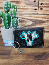 Load image into Gallery viewer, Leather & Hide Key & Card Holder