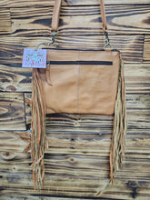 Load image into Gallery viewer, Turquoise Fringe Crossbody