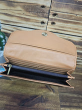 Load image into Gallery viewer, Turquoise Leather & Hide Wallet