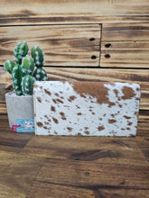 Load image into Gallery viewer, Turquoise Leather & Hide Wallet