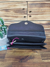 Load image into Gallery viewer, Turquoise Leather & Hide Wallet