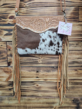 Load image into Gallery viewer, Buckstitch Fringe Crossbody
