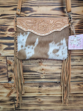 Load image into Gallery viewer, Buckstitch Fringe Crossbody