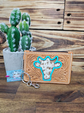 Load image into Gallery viewer, Leather & Hide Key & Card Holder