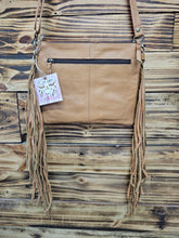 Load image into Gallery viewer, Buckstitch Fringe Crossbody