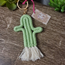Load image into Gallery viewer, Boho Cactus Keychain

