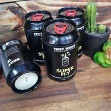 Load image into Gallery viewer, Tipsy Wicks CANdle "SUPER FLY" - Limoncello Citronella