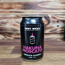 Load image into Gallery viewer, Tipsy Wicks CANdle &quot;HAKUNA MOSCATO&quot; - Moscato Sangria
