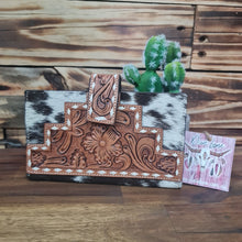 Load image into Gallery viewer, Leather & Hide Bi-Fold Wallet