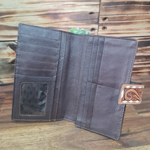Load image into Gallery viewer, Leather & Hide Bi-Fold Wallet