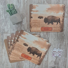 Load image into Gallery viewer, Dixie Lane Bison Placemat Set