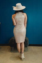 Load image into Gallery viewer, Nights like These Dress - Champagne

