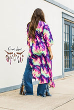 Load image into Gallery viewer, Tie Dye Slitted Duster
