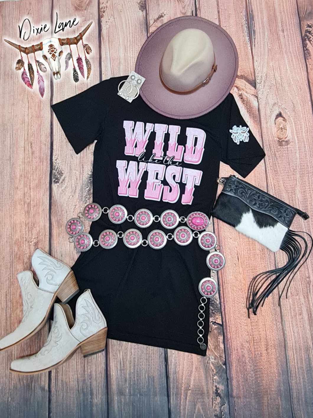 Wild like the West T-Shirt Dress
