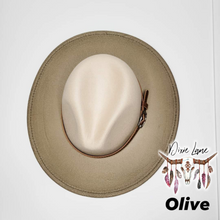 Load image into Gallery viewer, Ombre Panama Hat - Olive
