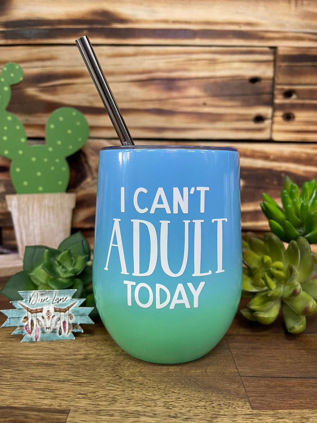Wine Tumbler - Can't Adult