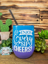 Load image into Gallery viewer, Wine Tumbler - Enjoy