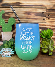 Load image into Gallery viewer, Wine Tumbler - Keep your kisses