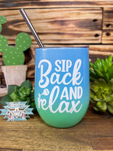 Load image into Gallery viewer, Wine Tumbler - Relax