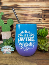 Load image into Gallery viewer, Wine Tumbler - Wine O'Clock