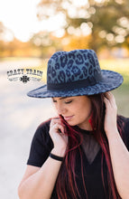 Load image into Gallery viewer, Stay Cool Cowboy - Charcoal Leopard hat
