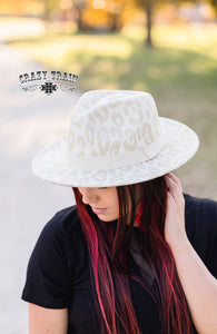 Stay Cool Cowboy - Cream Leopard hat