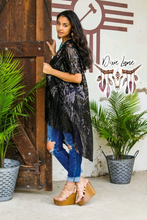 Load image into Gallery viewer, Vegas Sequin Duster - Black