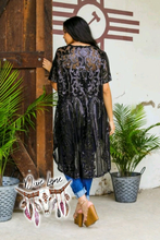 Load image into Gallery viewer, Vegas Sequin Duster - Black