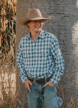 Load image into Gallery viewer, Black Colt Blue Burenda Mens Shirt