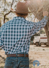 Load image into Gallery viewer, Black Colt Blue Burenda Mens Shirt