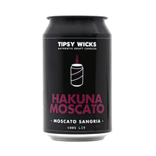 Load image into Gallery viewer, Tipsy Wicks CANdle "HAKUNA MOSCATO" - Moscato Sangria