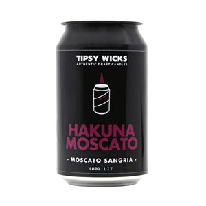Tipsy Wicks CANdle "HAKUNA MOSCATO" - Moscato Sangria