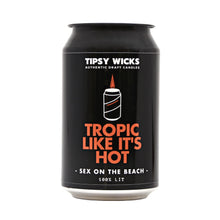 Load image into Gallery viewer, Tipsy Wicks CANdle "TROPIC LIKE IT'S HOT" - Sex on the Beach